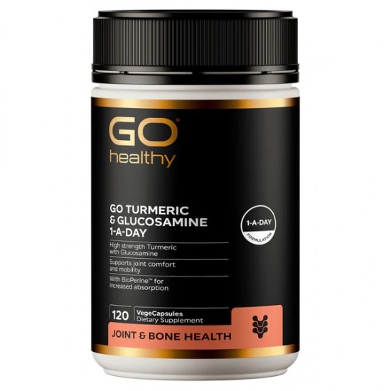 Go Healthy 高之源 姜黄素+葡萄氨糖关节灵 120粒 保质期2027.11